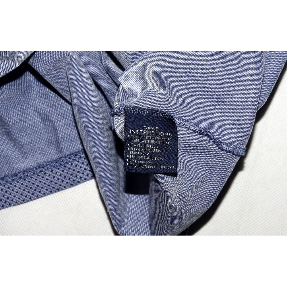 Clubhouse Collection Masters Made in Italy Mens Polka dot Golf Shirt Size Medium - Picture 6 of 7